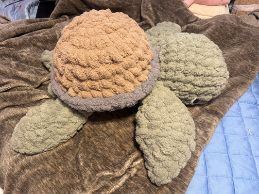 mega fluffy baby turtle
