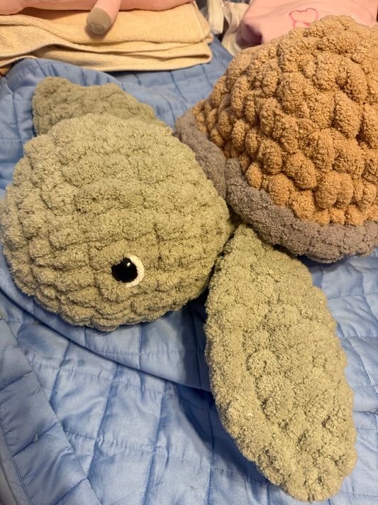 mega fluffy baby turtle